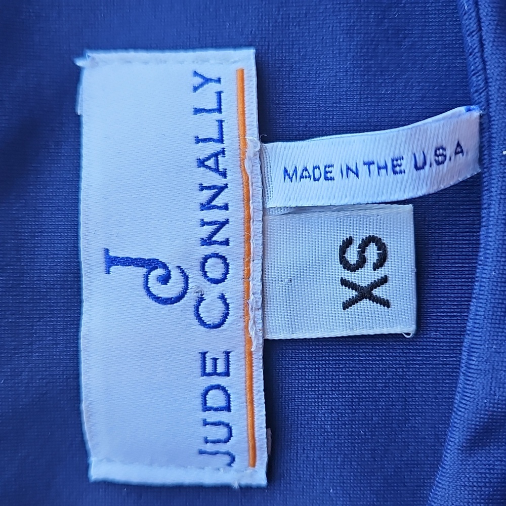 Jude Connally Navy and Multicolor Mini Preppy Molly Sun Dress XS NWOT - Picture 4 of 6